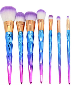 Unicorn 7pcs Make Up Brushes