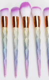 Unicorn 10pcs Multicolour Make Up Brushes