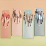 Professional 8 Piece Make-Up Brushes and pouch (colour options)